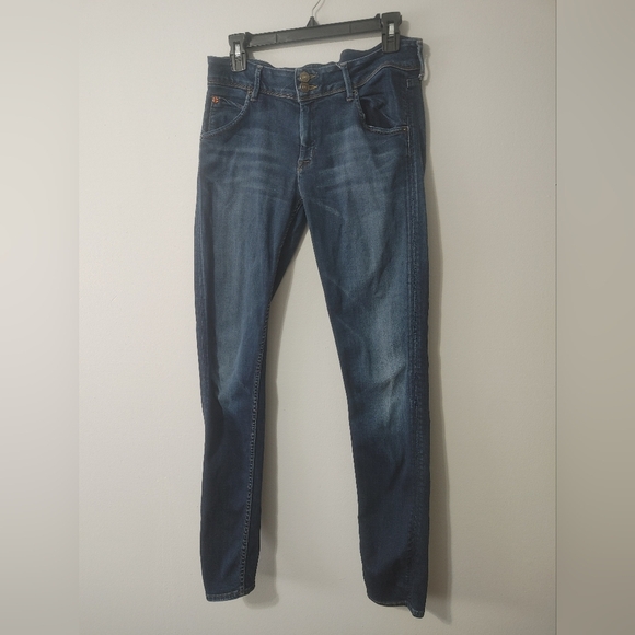 Women's Hudson Stretchy Collin Flap Skinny Jeans Sz 30 - Picture 1 of 11